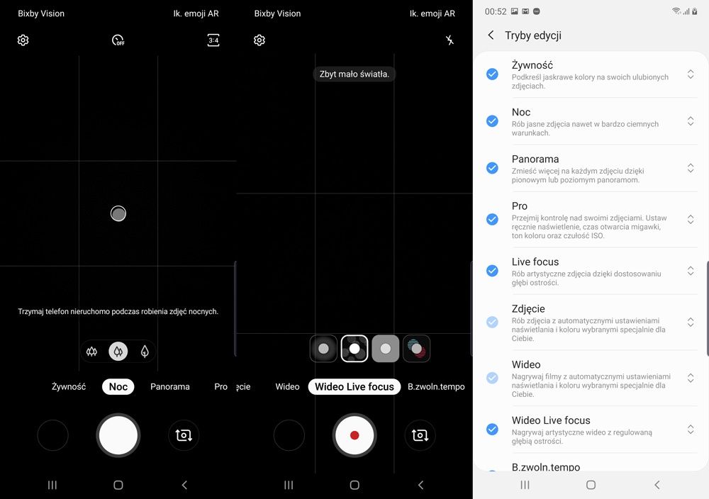 Samsung Galaxy Note 10 Plus menu aparat 2