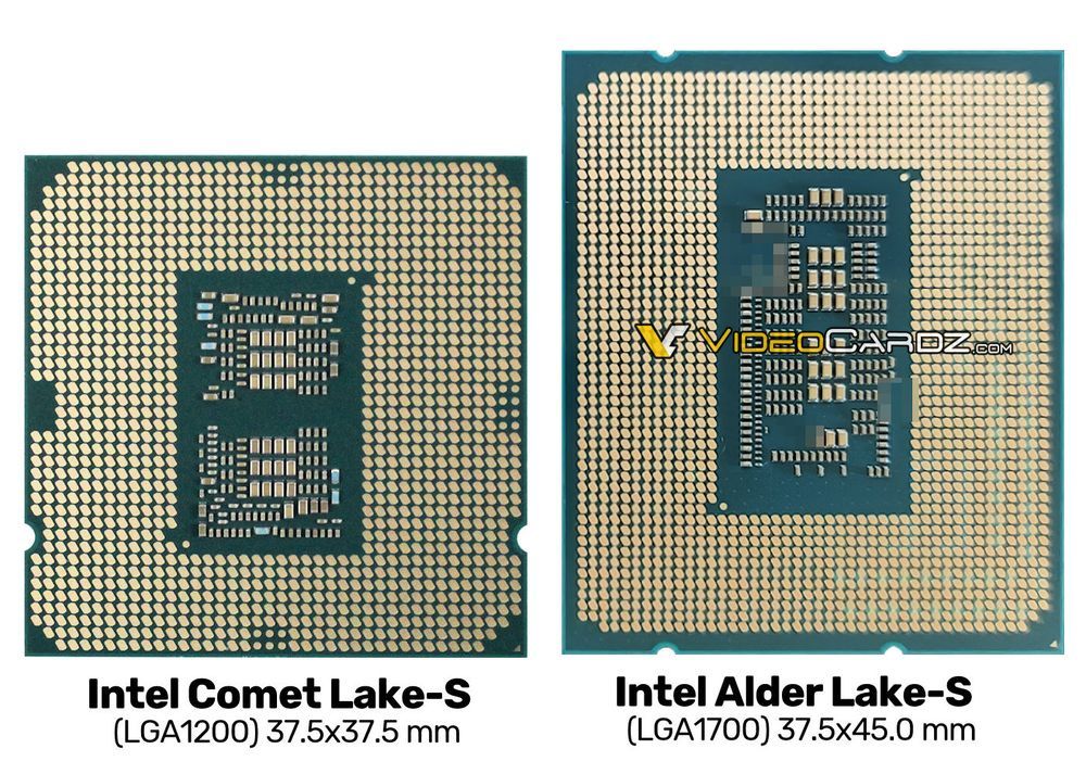 Intel Comet Lake-S i Alder Lake-S - porównanie procesorów