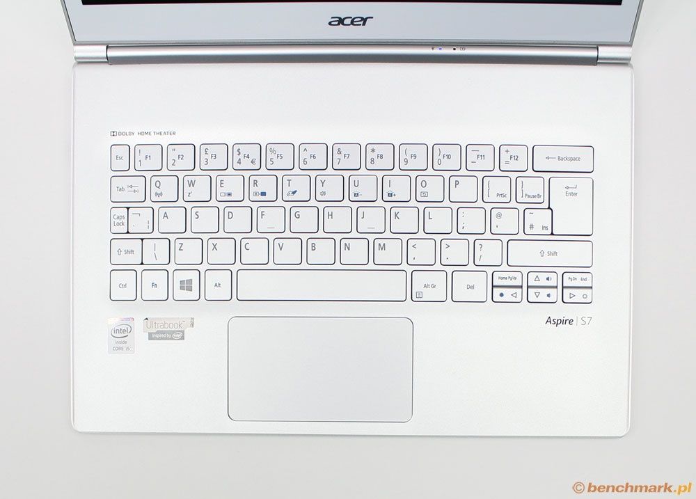 Aspire S7-392 klawiatura
