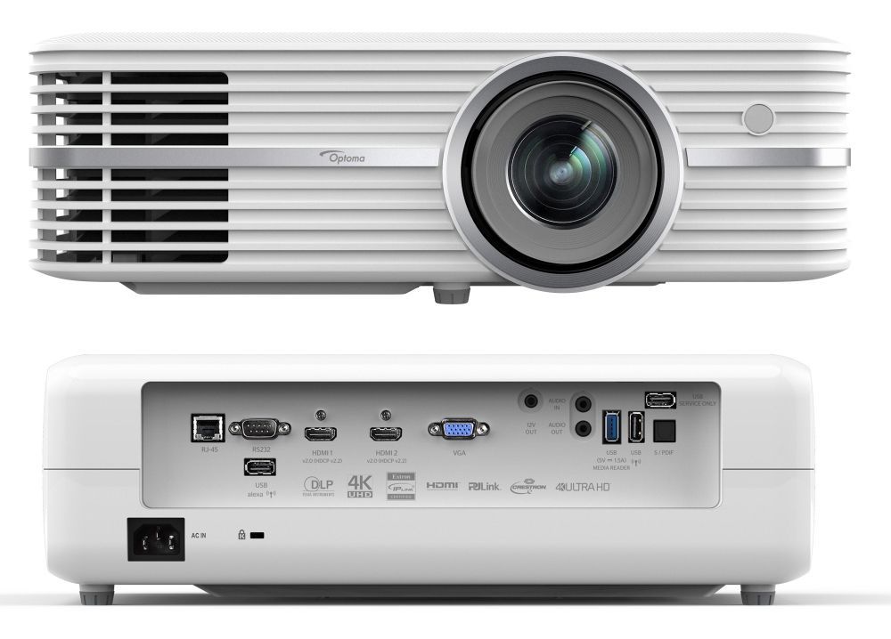Optoma UHD380X tył przód
