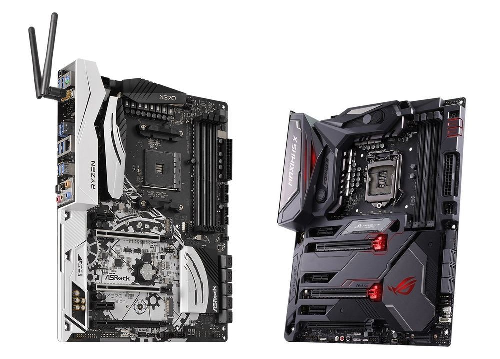 ASRock X370 Taichi i ASUS ROG Maximus X Formula