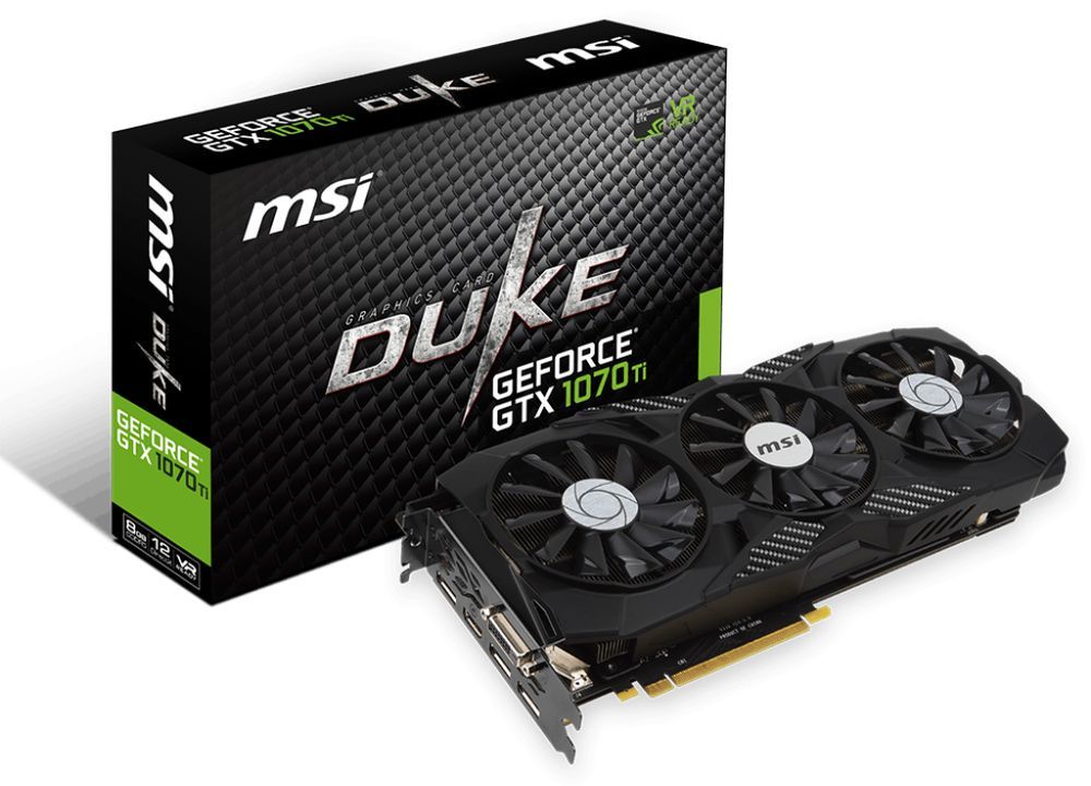 MSI GeForce GTX 1070 Ti DUKE 8G