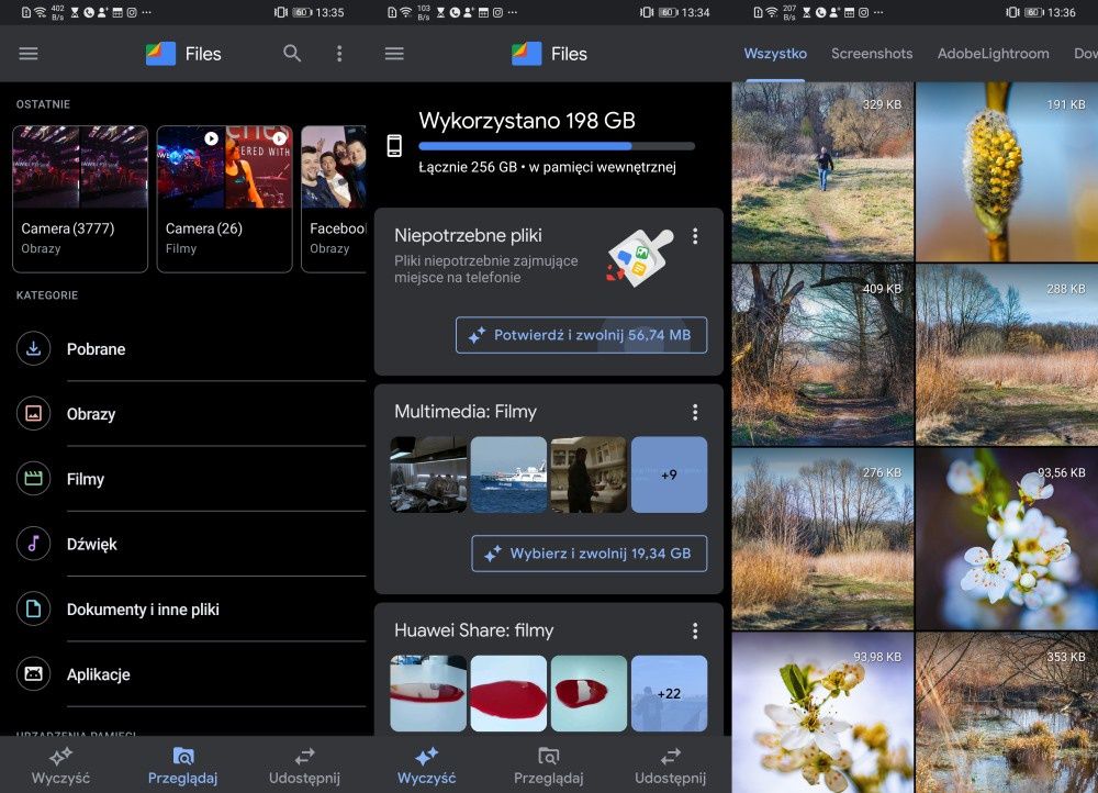 Menedżer plików Google Files