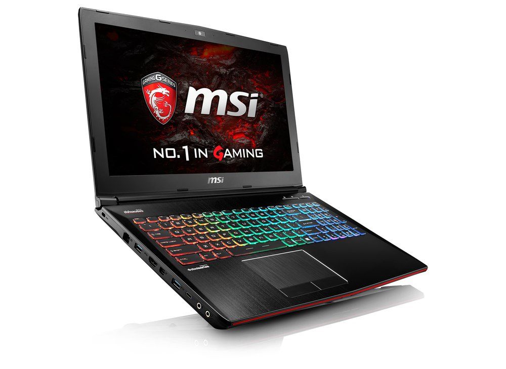 MSI GE62VR laptop