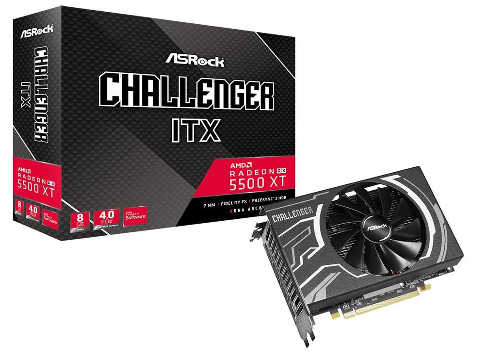 ASRock Radeon RX 5500 XT Challenger ITX