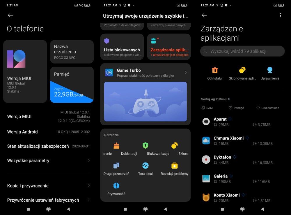 POCO X3 NFC MIUI 12