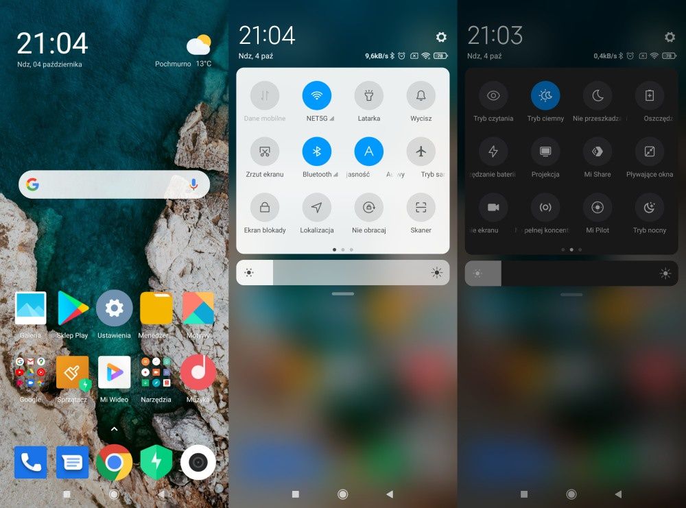 POCO X3 NFC ekran główny