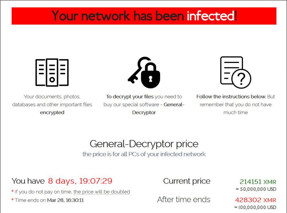 Acer- żądanie okupu za atak ransomware