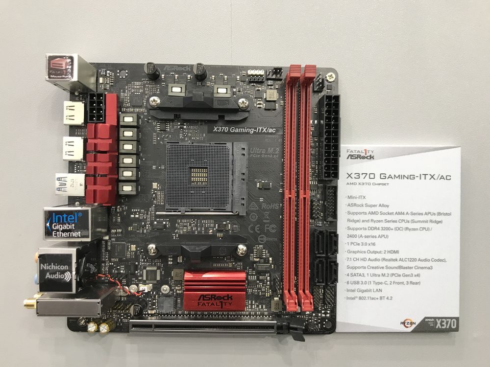 ASRock x370 Gaming ITX/ac