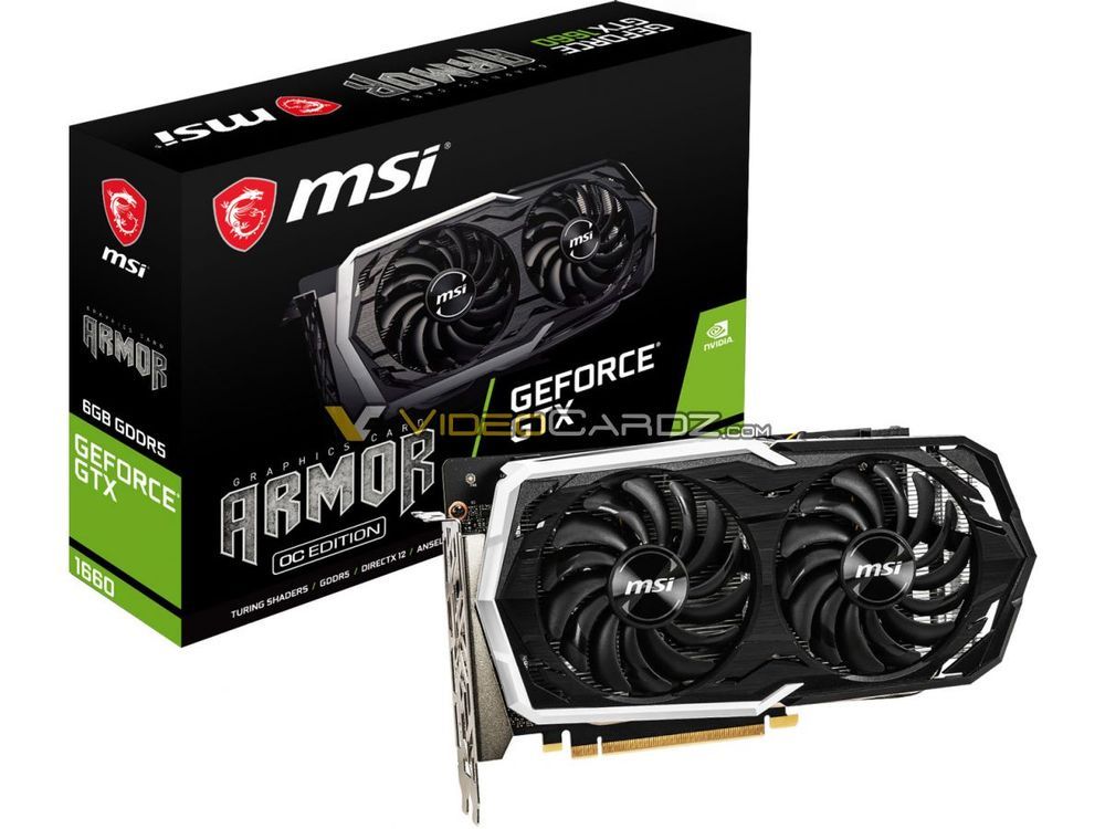 MSI GeForce GTX 1660 Armor OC