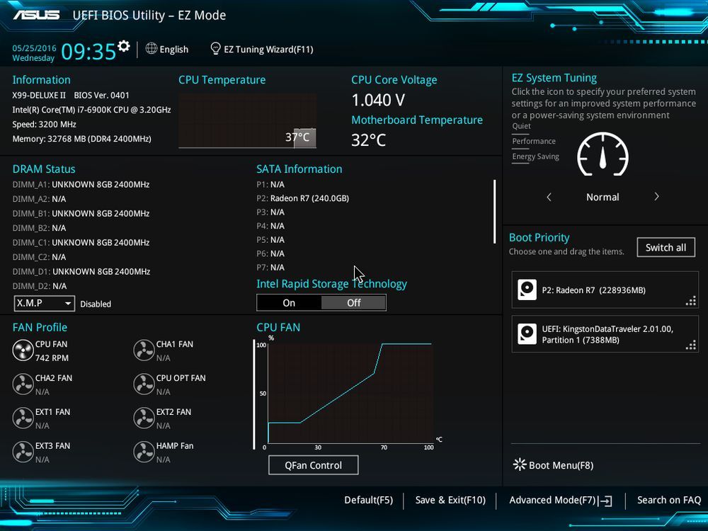 ASUS X99-Deluxe II - UEFI BIOS
