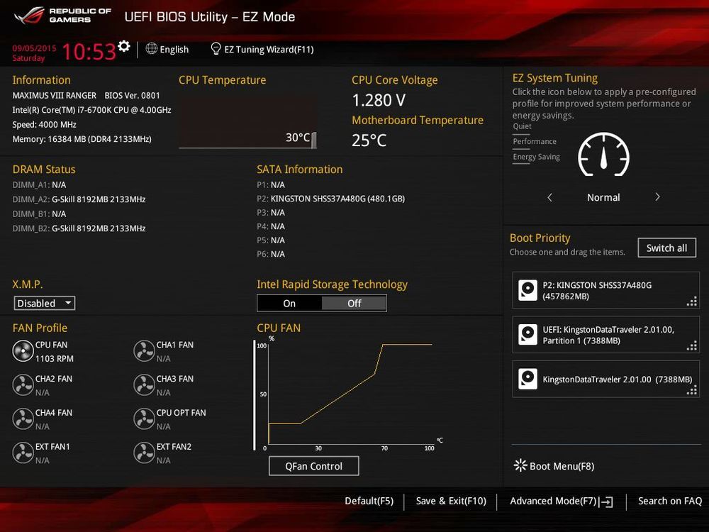 ASUS Maximus VIII Ranger - UEFI BIOS