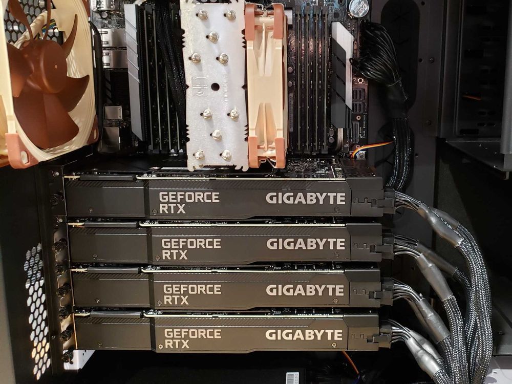 4x GeForce RTX 3090