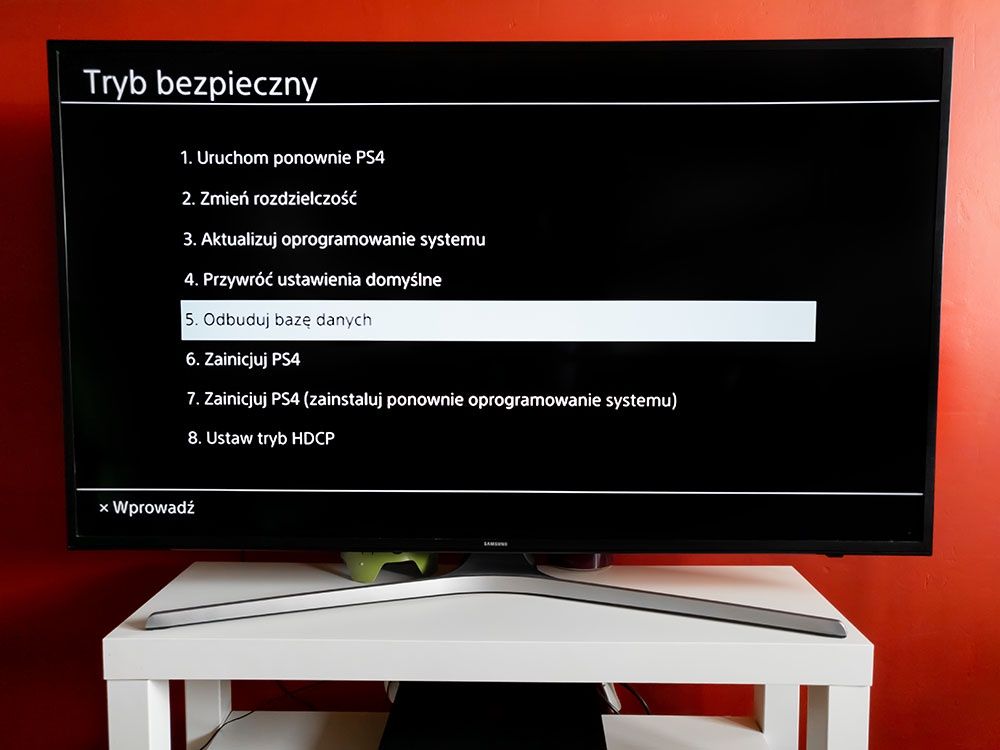 tryb bezpieczny PS4