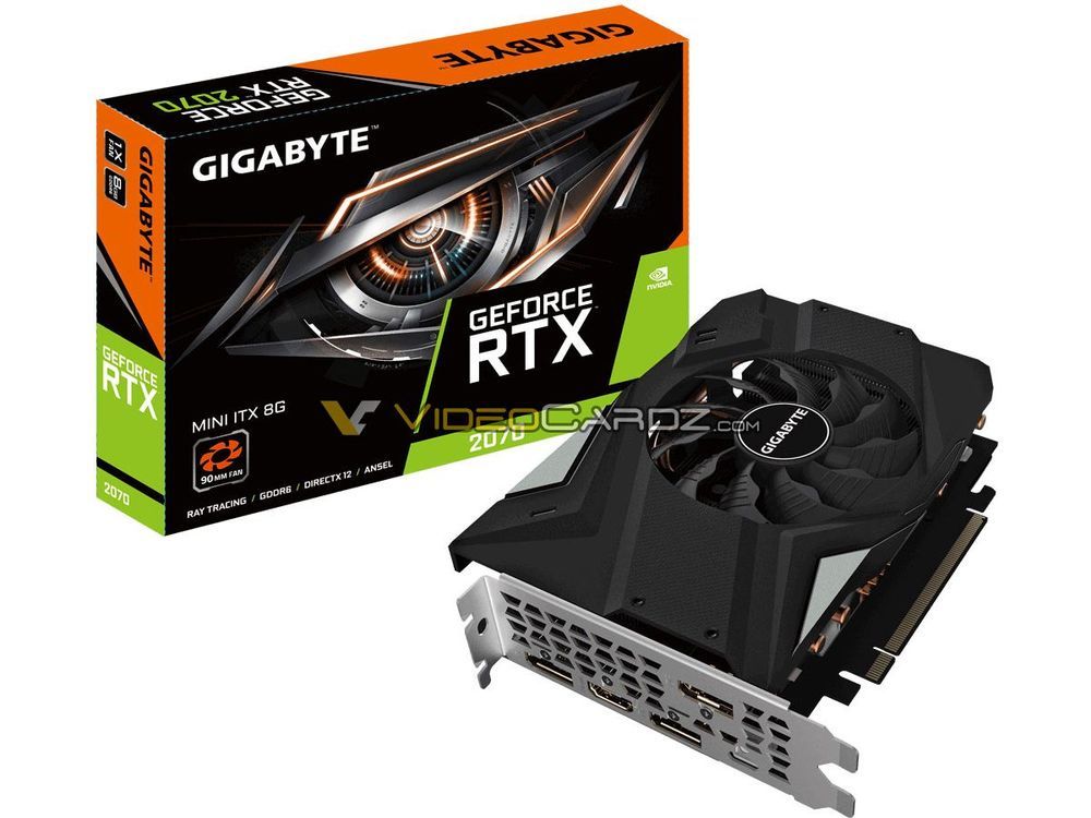 Gigabyte GeForce RTX 2070 8GB Mini ITX