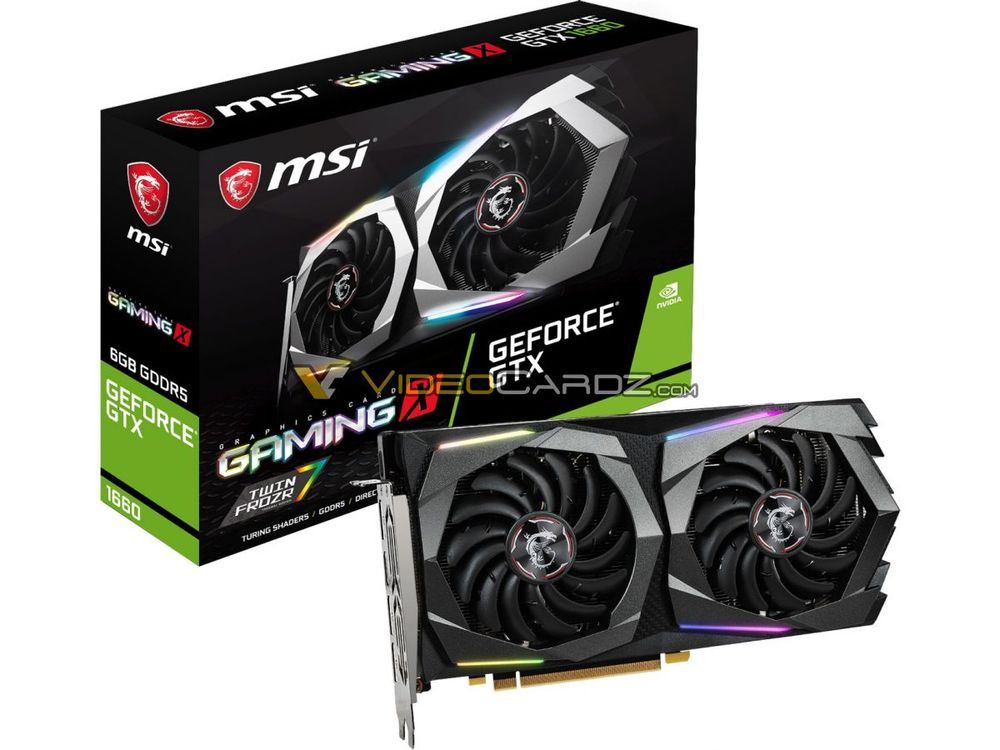 MSI GeForce GTX 1660 Gaming X