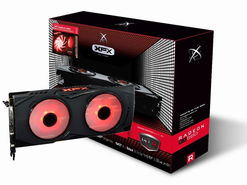 XFX Radeon RX 580 GTR-S Black Edition - Crimson 8G