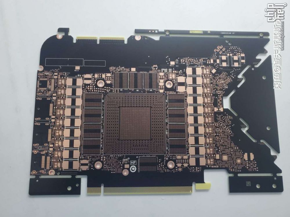Nvidia GeForce RTX 3090 Founderd Edition - płytka drukowana PCB