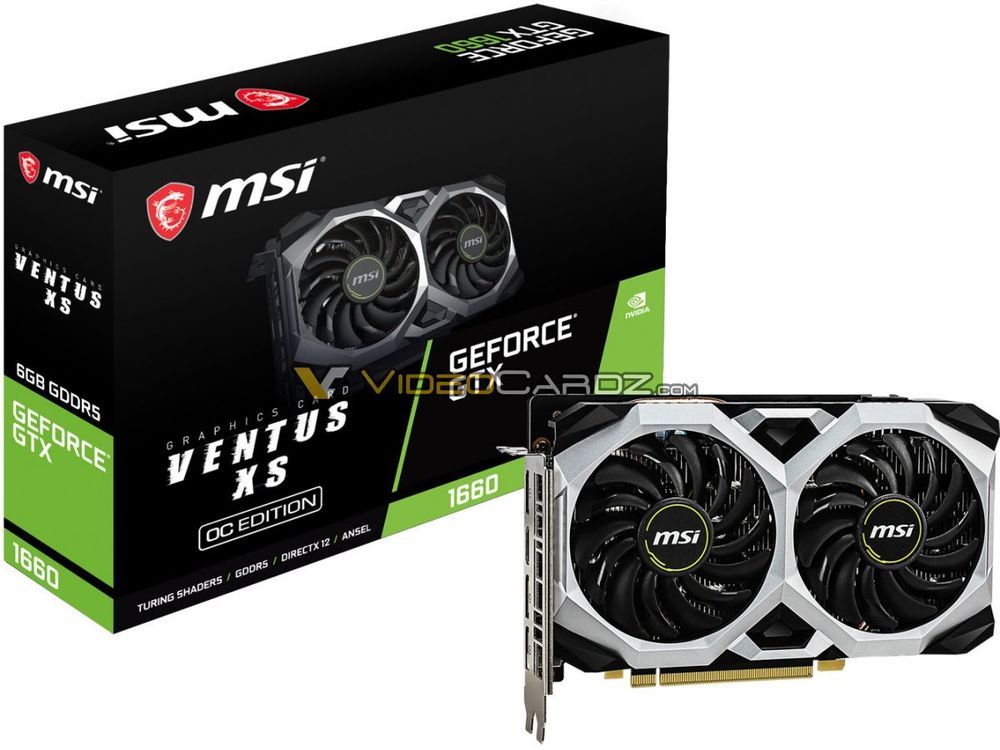 MSI GeForce GTX 1660 Ventus XS OC
