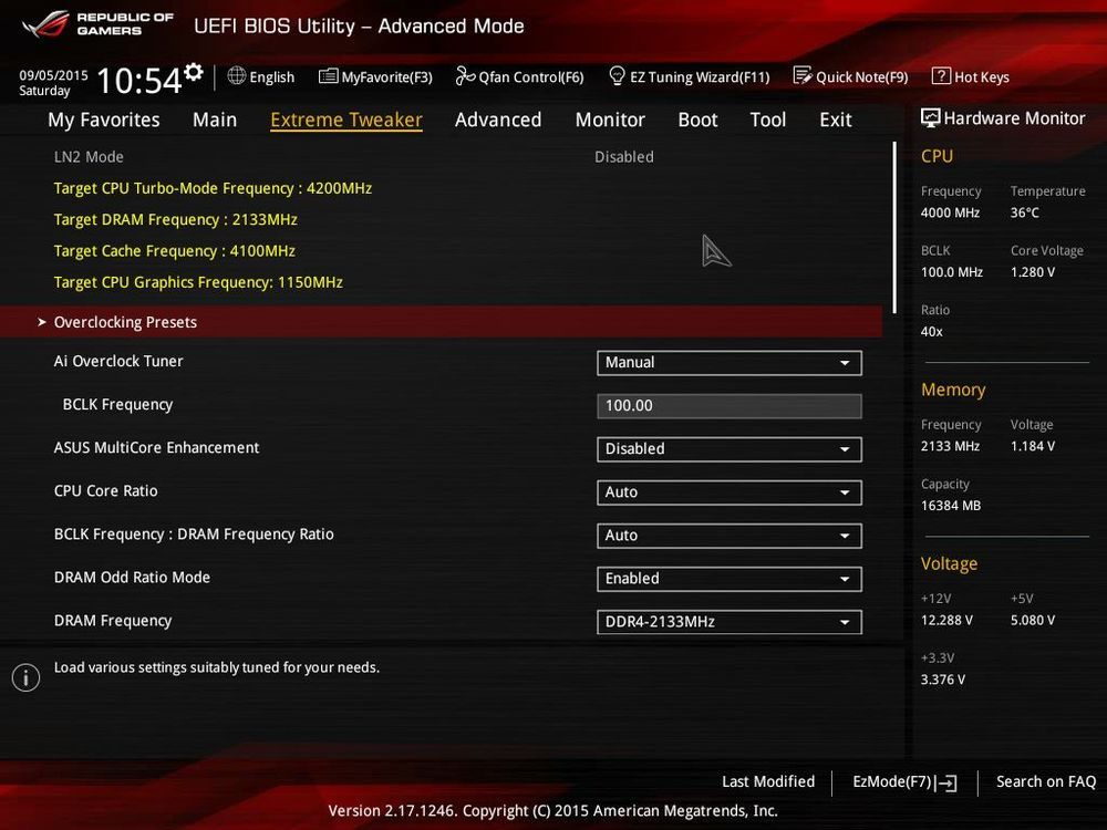 ASUS Maximus VIII Ranger - UEFI BIOS