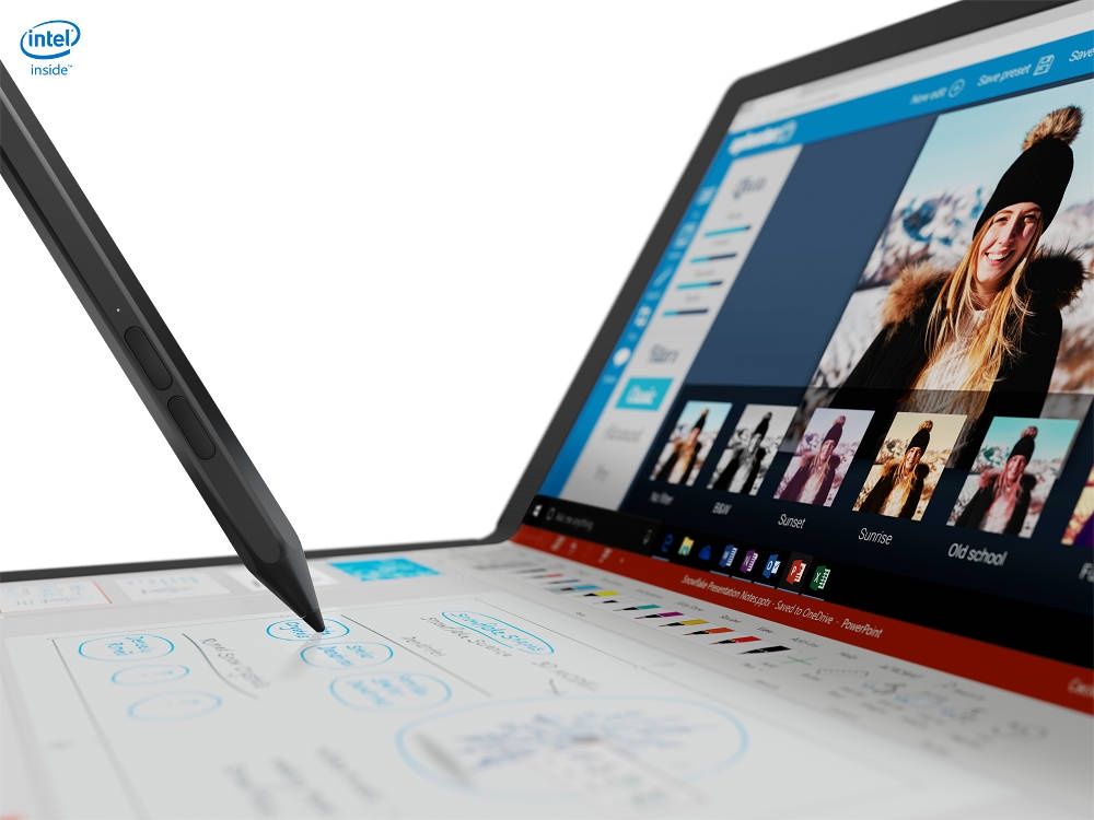 Lenovo ThinkPad X1 Fold zgięcie