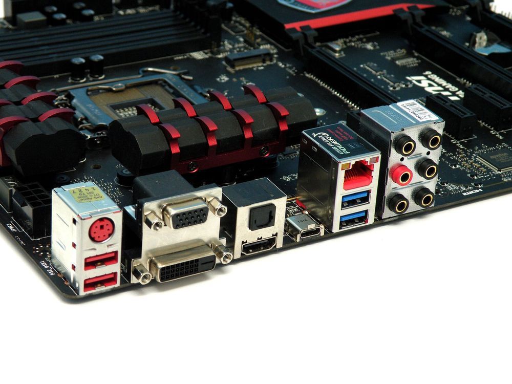 MSI Z97A Gaming 6 – tylny panel