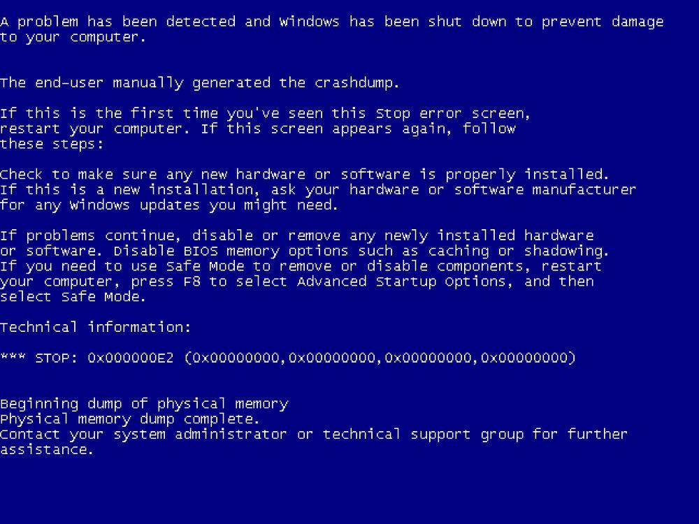 BSOD - Windows XP