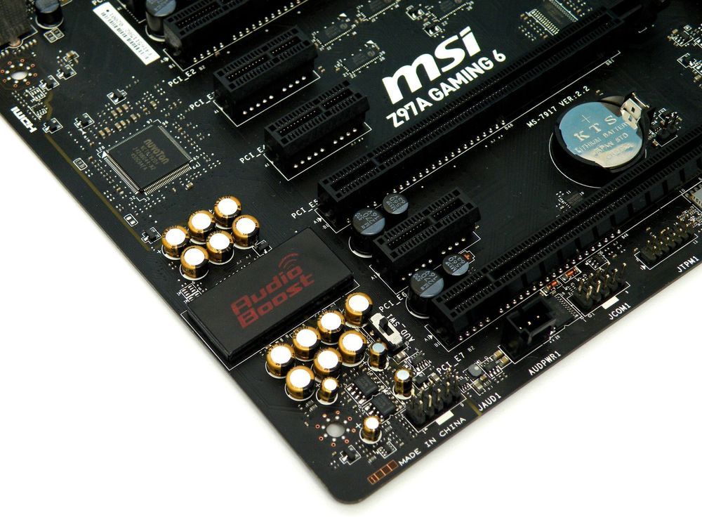 MSI Z97A Gaming 6 – audio
