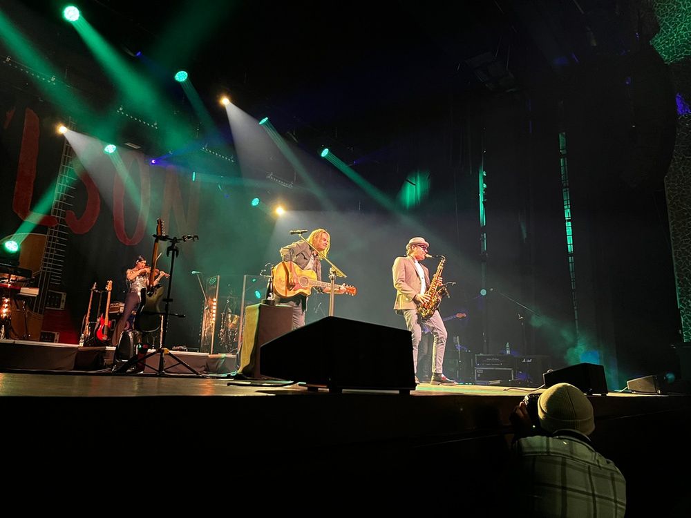 Ray Willson na scenie CKK Jordanki