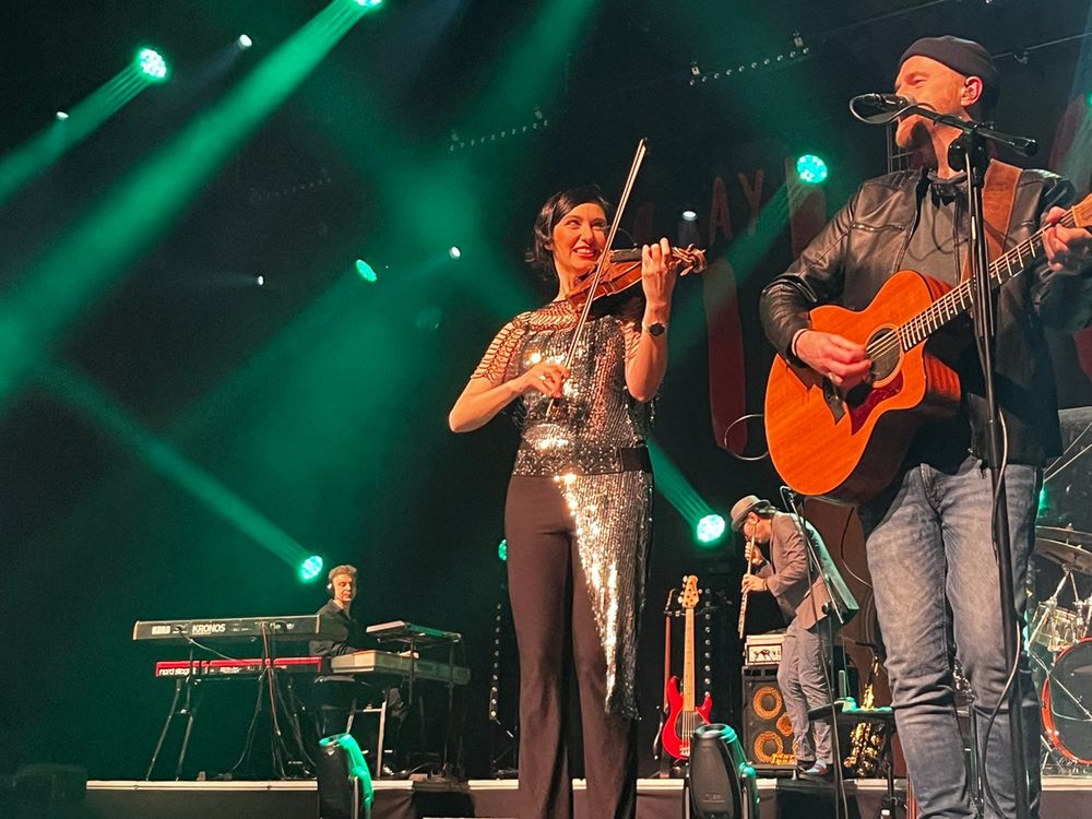 Ray Willson na scenie CKK Jordanki