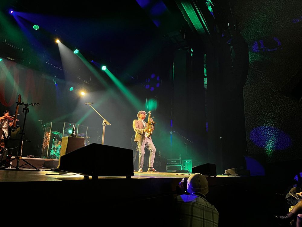 Ray Willson na scenie CKK Jordanki