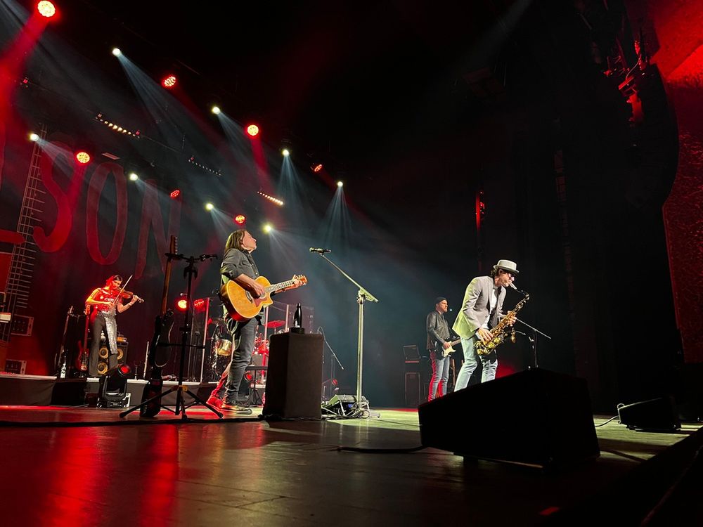 Ray Willson na scenie CKK Jordanki