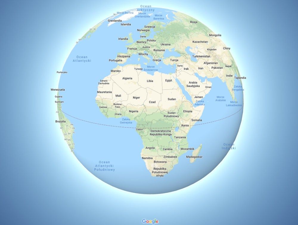 Google wirtualny globus
