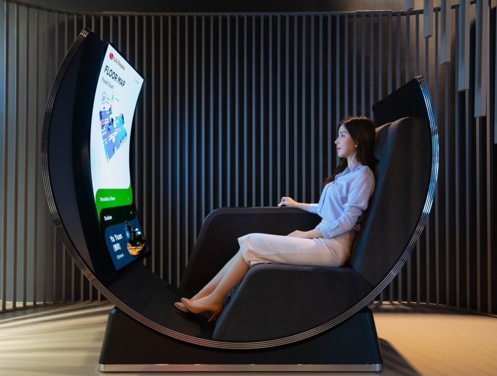 LG Media Chair wygląd