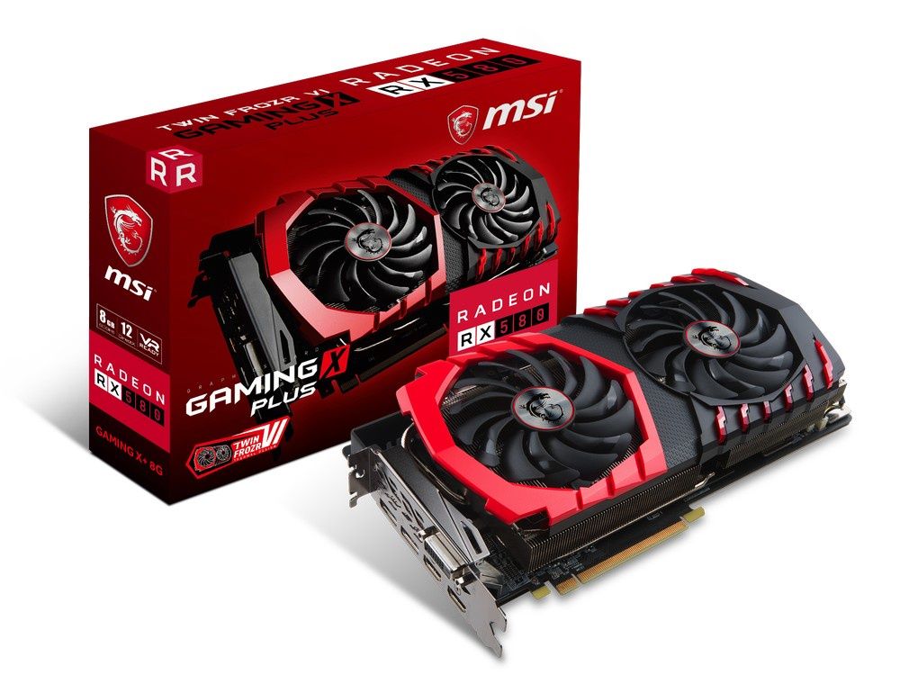 MSI Radeon RX 580 Gaming X+ 8G