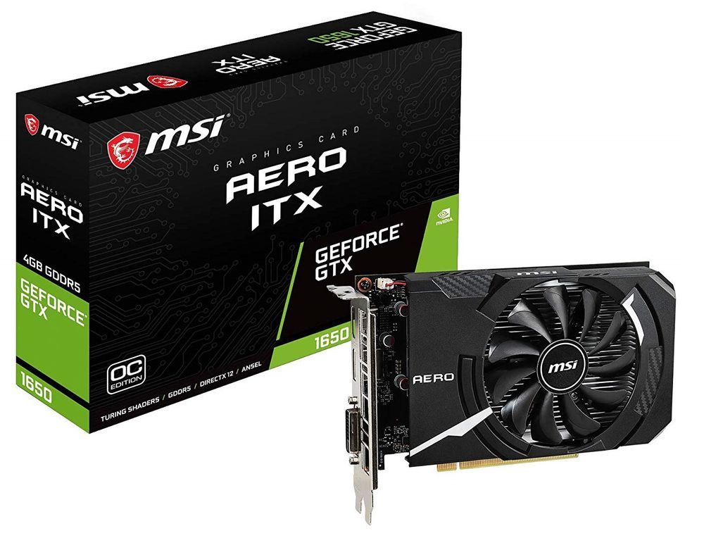 MSI GeForce GTX 1650 Aero ITX 4G OC
