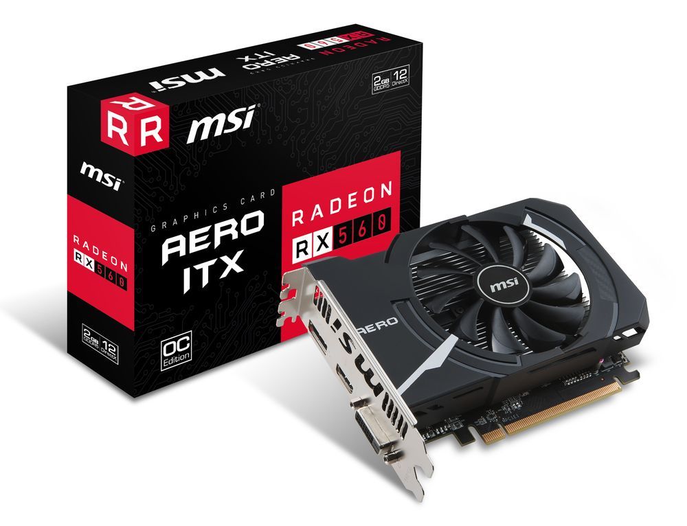 MSI Radeon RX 560 Aero ITX 2G OC