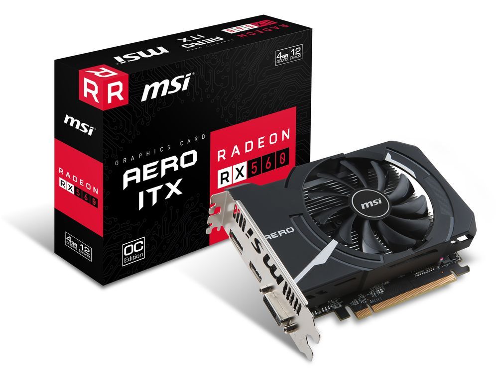 MSI Radeon RX 560 Aero ITX 4G OC