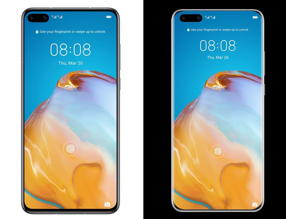 Huawei P40 i P40 Plus przód