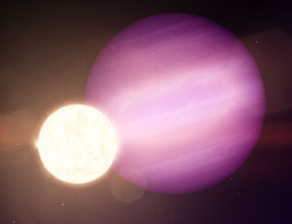 Wizualizacja planeta biały karzeł