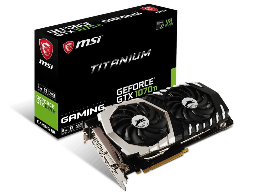 MSI GeForce GTX 1070 Ti Titanium 8G
