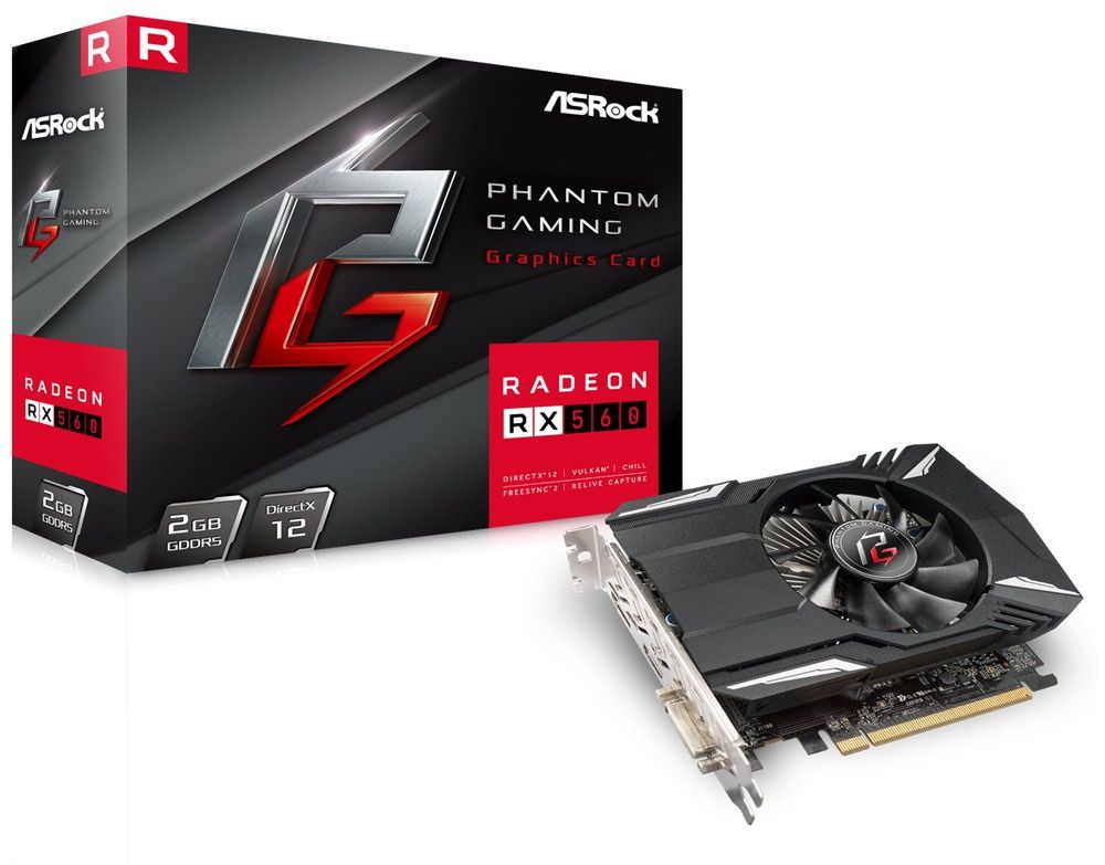 ASRock Phantom Gaming Radeon RX560 2G