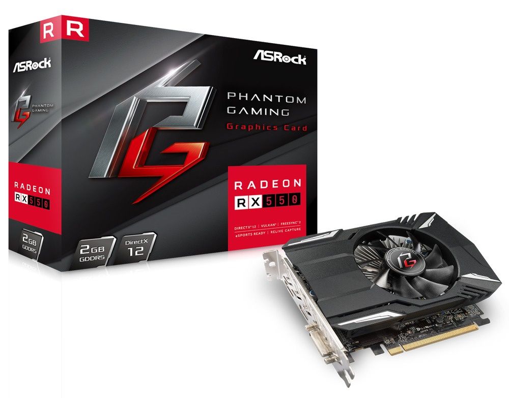 ASRock Phantom Gaming Radeon RX550 2G