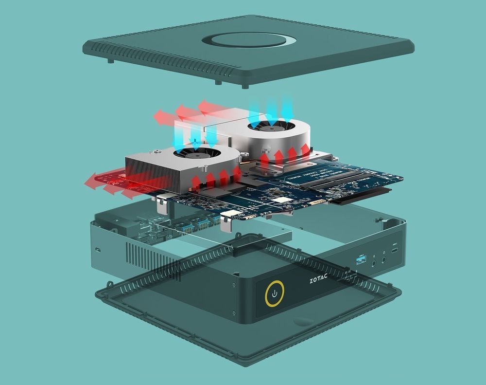 Zotac Zbox Magnus EN1070 i EN1060 - chłodzenie