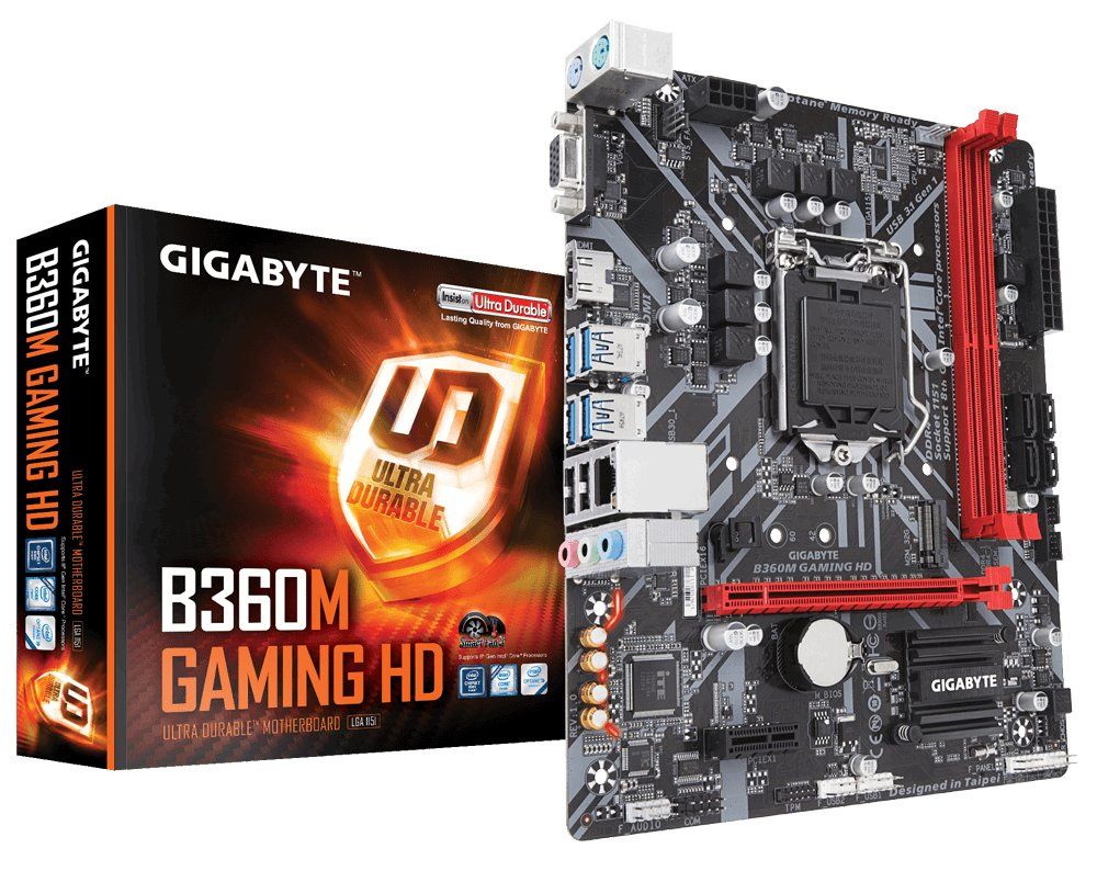 Gigabyte B360M Gaming HD