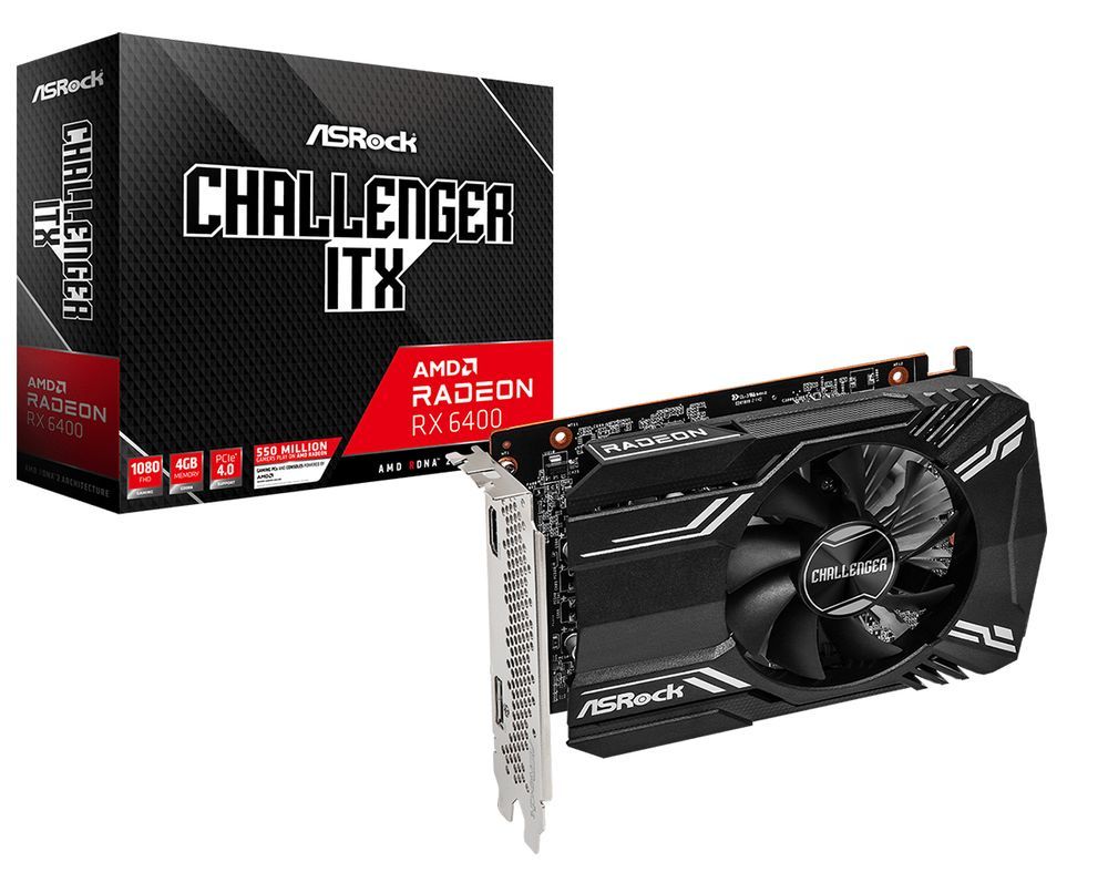 ASRock Radeon RX 6400 Challenger ITX