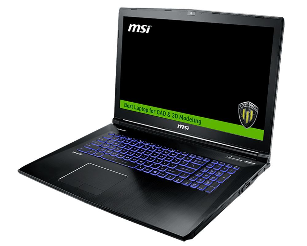 MSI WE72 laptop