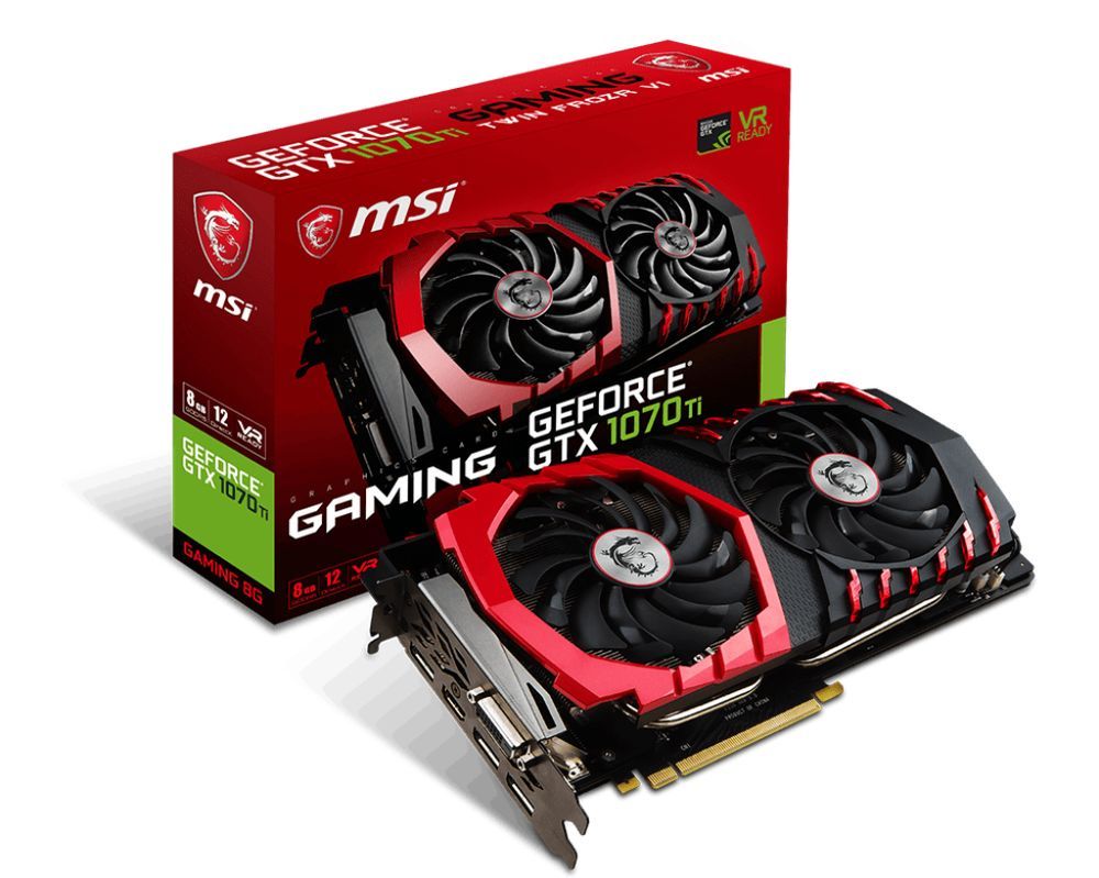 MSI GeForce GTX 1070 Ti Titanium 8G