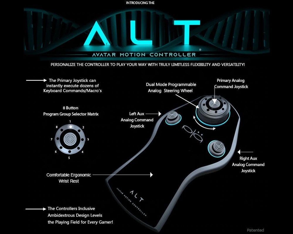 Alt Motion Controller specyfikacja