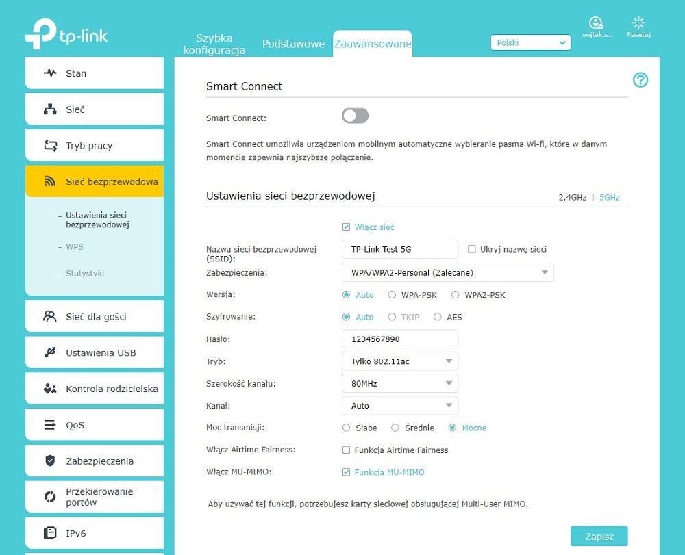 TP-Link Konfiguracja Zaawansowana